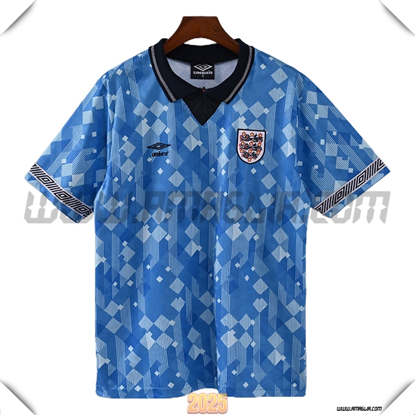 Terzo Maglia Retro Inghilterra 1990 Blu
