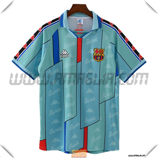 Seconda Maglia Retro FC Barcellona 1996/1997 Blu