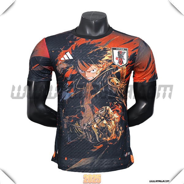 Maglia Squadra Giappone Edizione Speciale Rosso/Nero 2025 2026