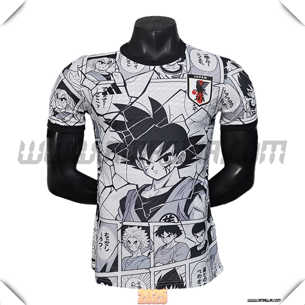 Maglia Squadra Giappone Edizione Speciale Bianco/Nero 2025 2026