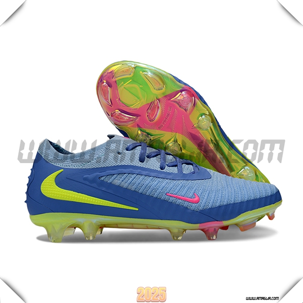 Nike Scarpe Da Calcio Phantom GX III Elite FG Blu/Verde/Rosa