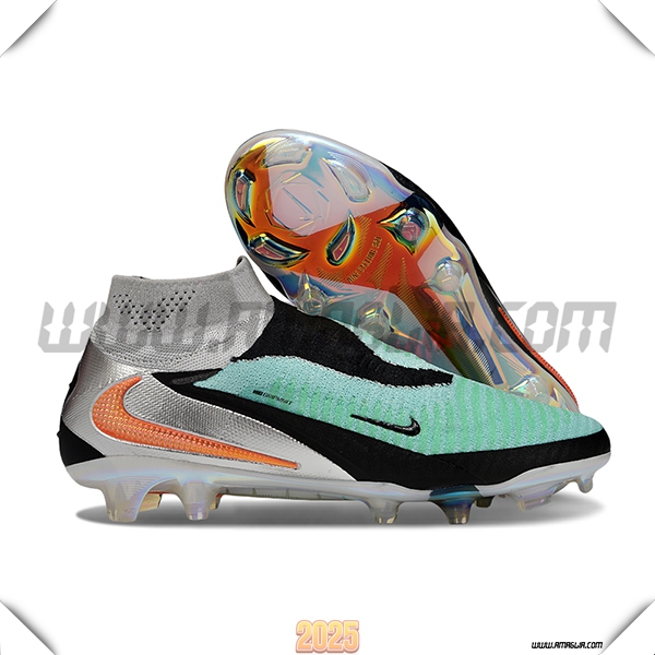 Nike Scarpe Da Calcio Phantom GX III Elite FG Verde/Nero/Grigio/Arancia