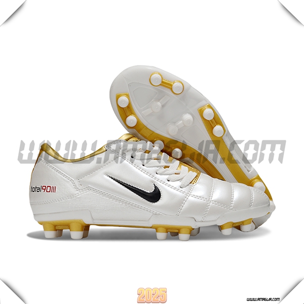 Nike Scarpe Da Calcio T90 FG Bianco/Giallo/Nero
