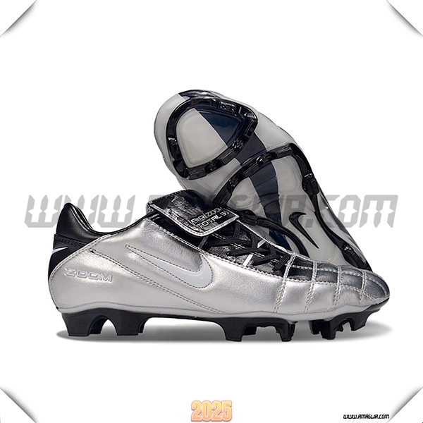 Nike Scarpe Da Calcio T90 FG Grigio/Nero -03