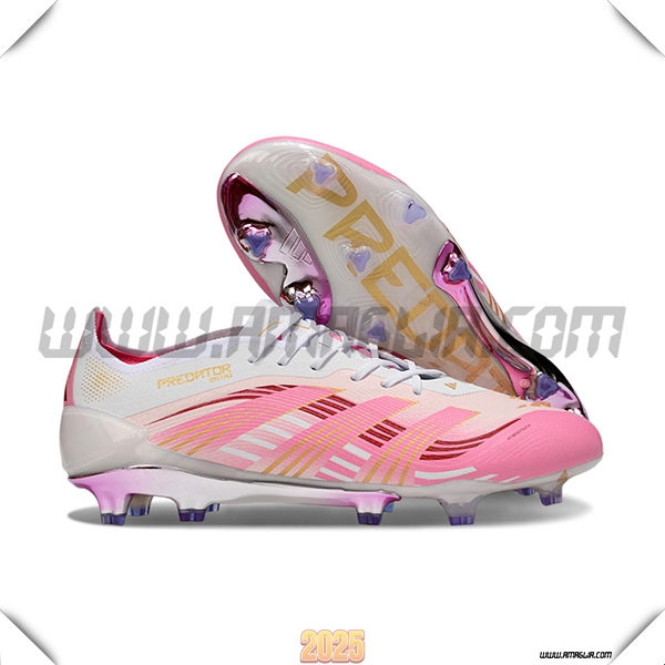 Adidas Scarpe Da Calcio 25 Predator Elite FG Rosa/Bianco