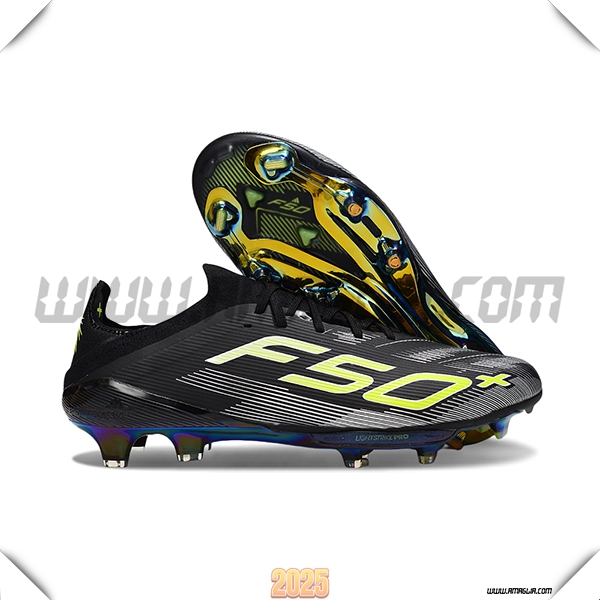 Adidas Scarpe Da Calcio F50+.1 FG Nero/Verde