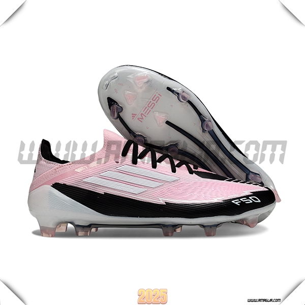 Adidas Scarpe Da Calcio F50 Elite FG Rosa/Nero/Bianco -02