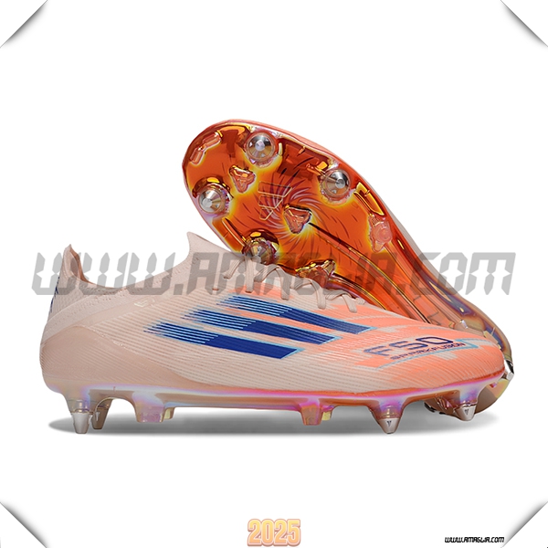 Adidas Scarpe Da Calcio F50 Elite SG Arancia/Blu -02