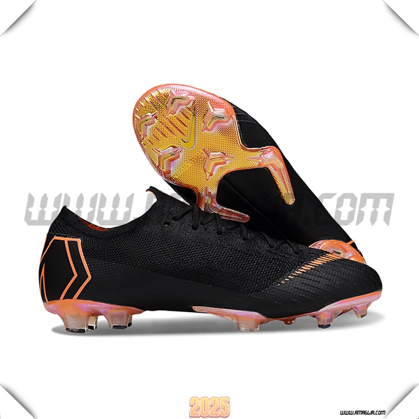 Nike Scarpe Da Calcio Mercurial Vapor XII Elite FG Nero/Arancia