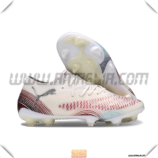 PUMA Scarpe Da Calcio FUTURE 8 ULTIMATE FG/AG Beige/Rosso
