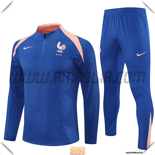 Tuta Calcio Francia Blu/Rosa 2025 2026