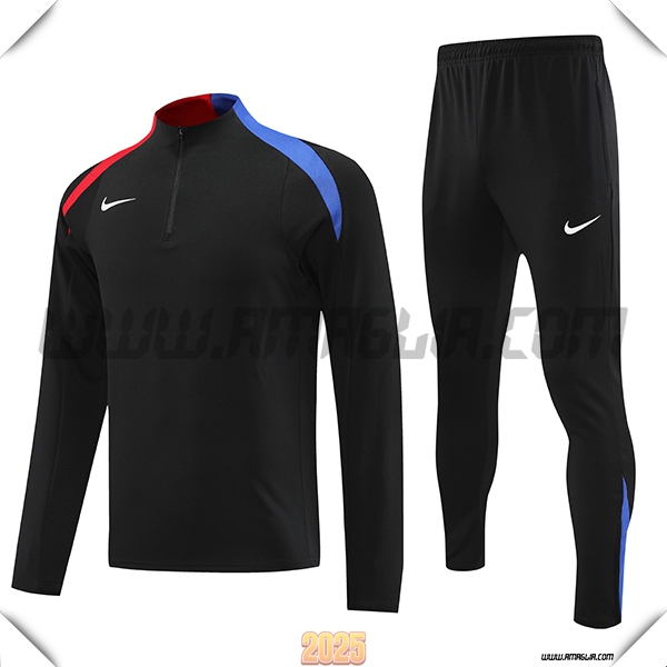 Tuta Calcio Nike Nero/Rosso/Blu 2025 2026
