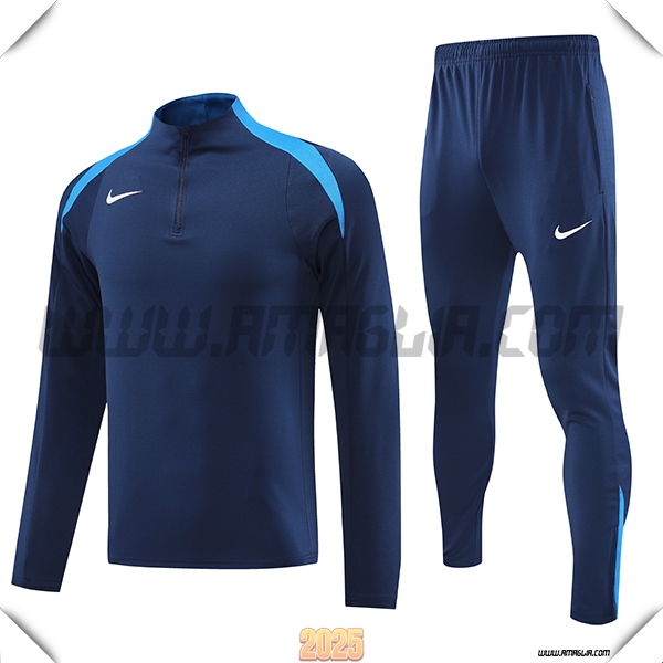 Tuta Calcio Nike Blu Scuro 2025 2026 -02