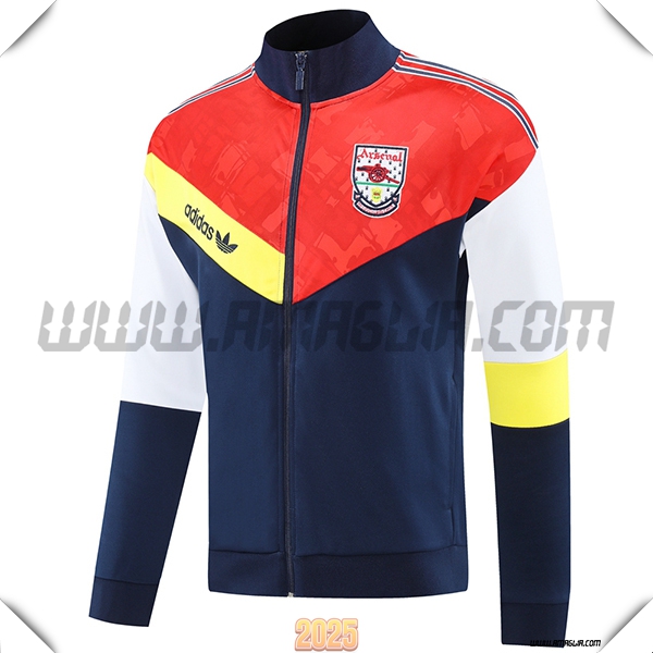 Giacca Calcio Arsenal Blu/Arancia/Bianco/Giallo 2025 2026