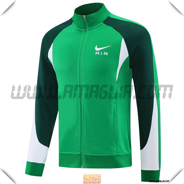 Giacca Calcio Nike Verde/Bianco 2025 2026