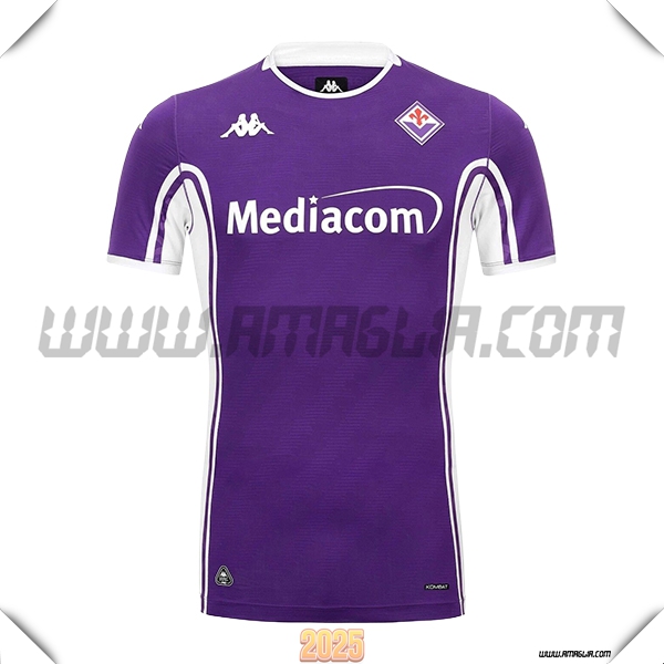 Nuovo Maglia da ACF Fiorentina Prima 2025 2026 Viola/Bianco