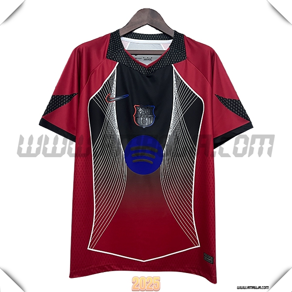 Maglia Calcio FC Barcellona Edizione Speciale Rosso/Nero 2025 2026