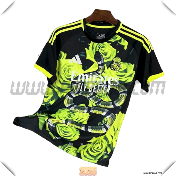 Maglia Calcio Real Madrid Edizione Speciale Verde/Nero 2025 2026