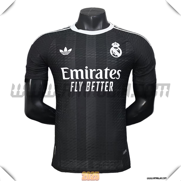 Maglia Calcio Portiere Real Madrid 2025 2026 Nero