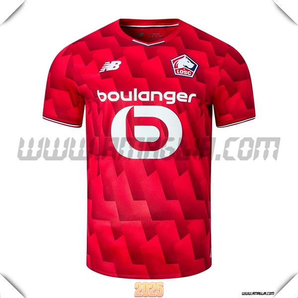 Nuovo Maglia da Lille LOSC Prima 2025 2026 Rosso