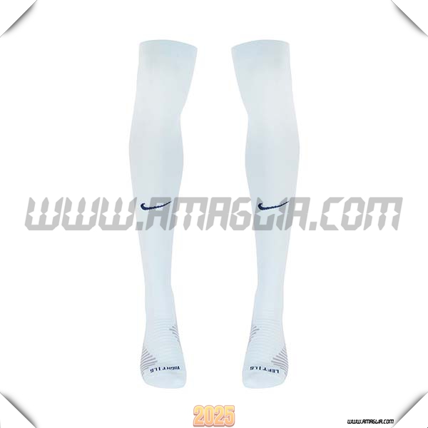 Seconda Calzini di Inter Milan 2025 2026 Bianco