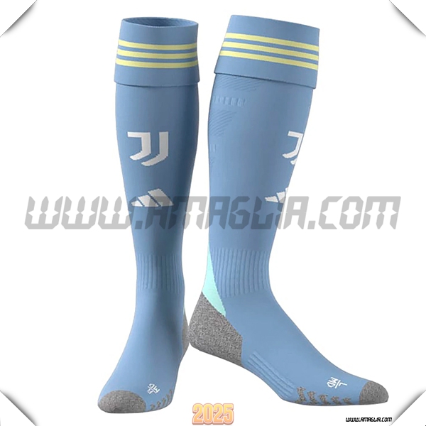 Seconda Calzini di Juventus 2025 2026 Azzurro Chiaro