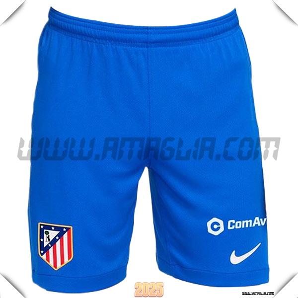 Prima Pantaloncini Atletico Madrid 2025 2026 Blu