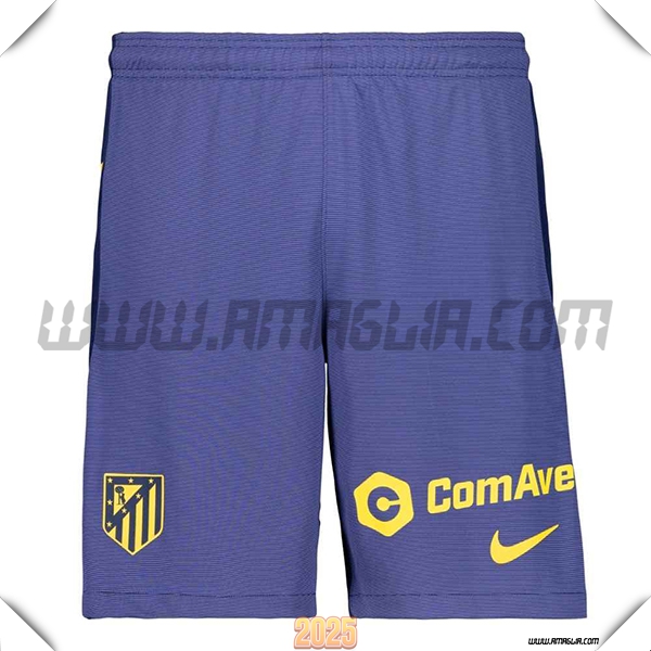 Seconda Pantaloncini Atletico Madrid 2025 2026 Blu