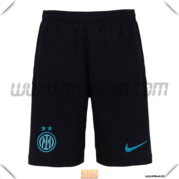 Prima Pantaloncini Inter Milan 2025 2026 Negro