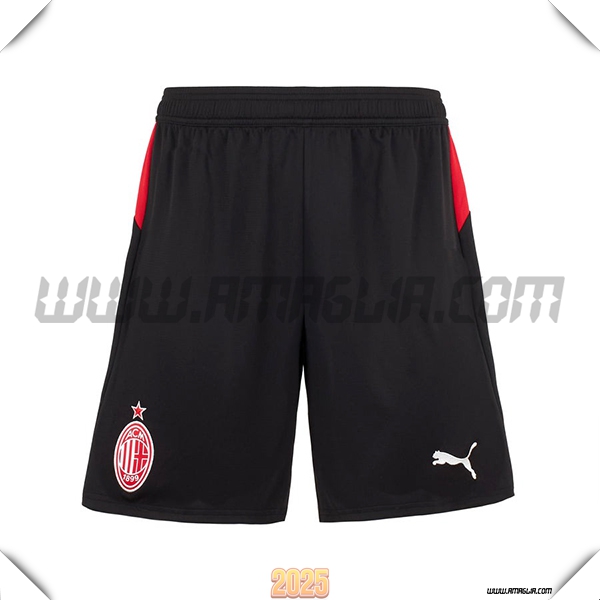 Prima Pantaloncini AC Milan 2025 2026 Negro