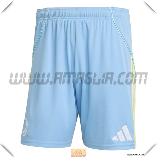 Seconda Pantaloncini Juventus 2025 2026 Azzurro Chiaro