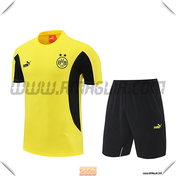 Kit Maglia Allenamento Dortmund Giallo/Nero 2025 2026
