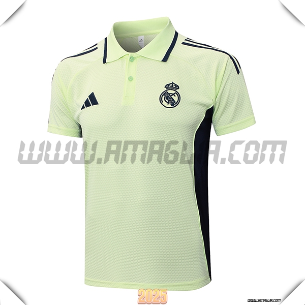 Maglia Polo Real Madrid Verde/Nero 2025 2026