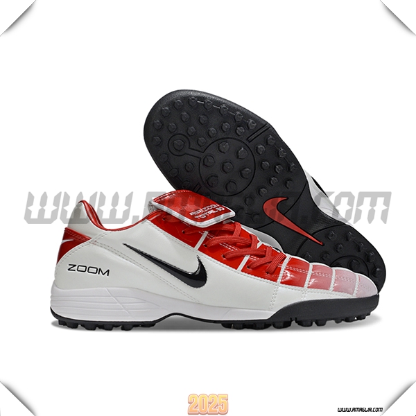 Nike Scarpe Da Calcio T90 TF Bianco/Rosso/Nero -02
