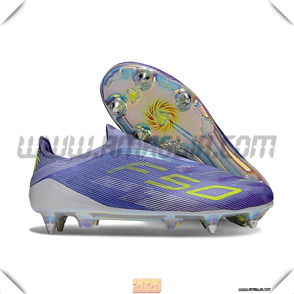 Adidas Scarpe Da Calcio F50 Elite SG viola/Verde