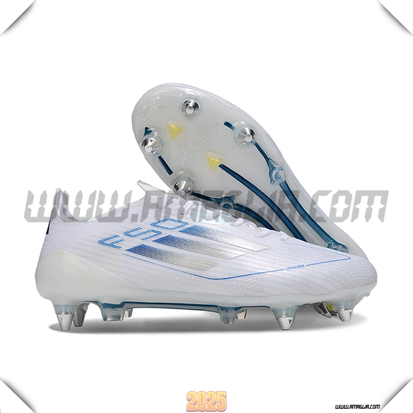 Adidas Scarpe Da Calcio F50 Elite SG Bianco/Blu/Grigio
