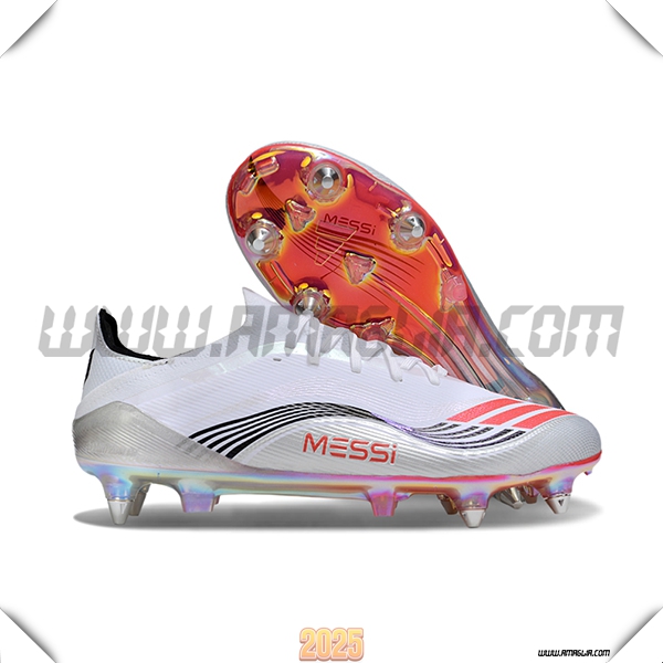 Adidas Scarpe Da Calcio F50 Elite SG Bianco/Nero/Arancia