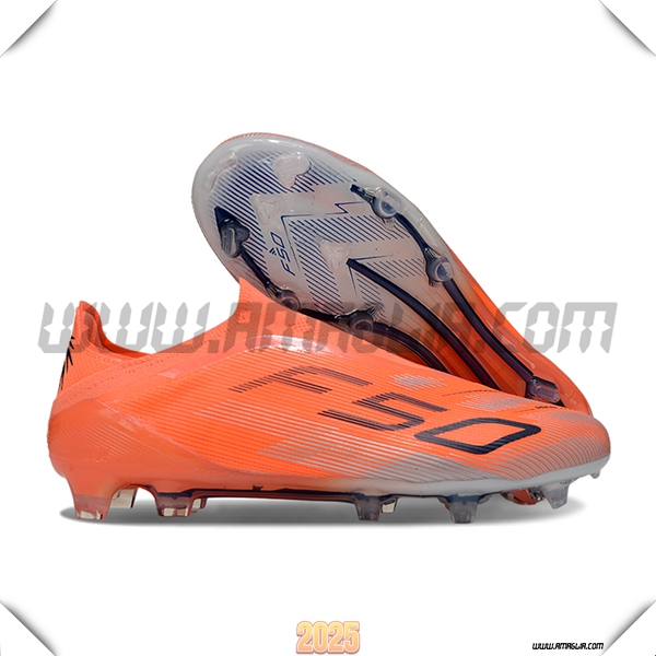 Adidas Scarpe Da Calcio F50 Elite Laceless FG Arancia