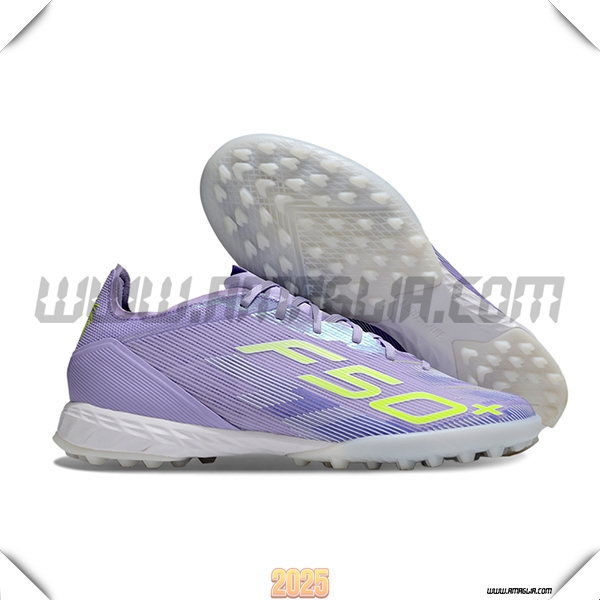 Adidas Scarpe Da Calcio F50 PRO TF viola/Verde