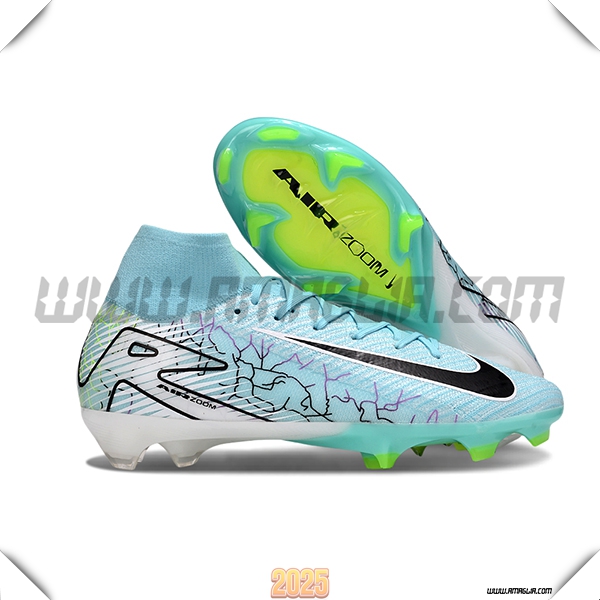 Nike Scarpe Da Calcio Air Zoom Mercurial Superfly IIX Elite FG Blu/Nero