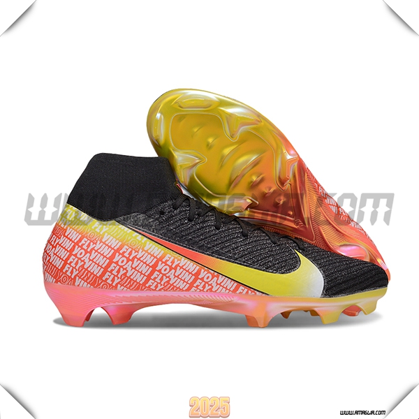 Nike Scarpe Da Calcio Air Zoom Mercurial Superfly IIX Elite FG Nero/Arancia -02