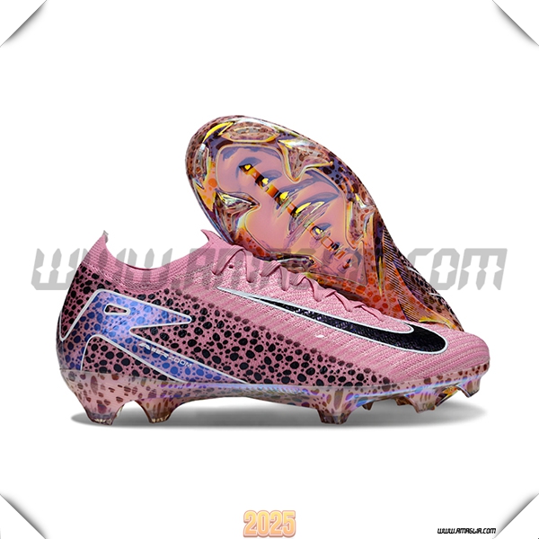 Nike Scarpe Da Calcio AIR Zoom Mercurial Vapor 16 Elite XXV FG Rosa/Nero -02
