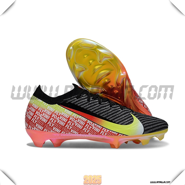 Nike Scarpe Da Calcio Mercurial Vapor 16 Elite "Vini Jr."3 Nero/Arancia/Giallo