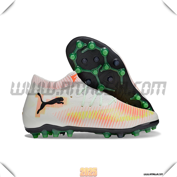 PUMA Scarpe Da Calcio FUTURE 8 ULTIMATE AG Bianco/Arancia/Nero
