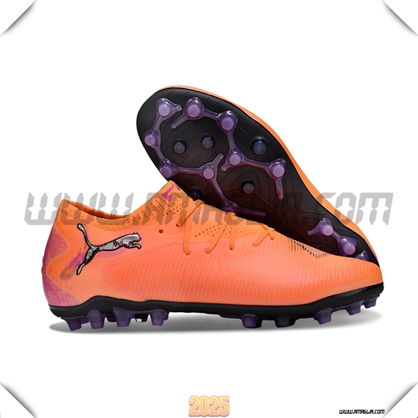 PUMA Scarpe Da Calcio FUTURE 8 ULTIMATE AG Arancia/viola -02