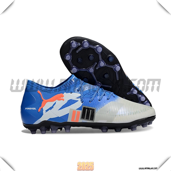PUMA Scarpe Da Calcio FUTURE 8 ULTIMATE AG Blu/Grigio/Arancia