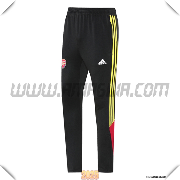 Pantaloni Da Allenamento Arsenal Nero/Giallo/Rosso 2025 2026