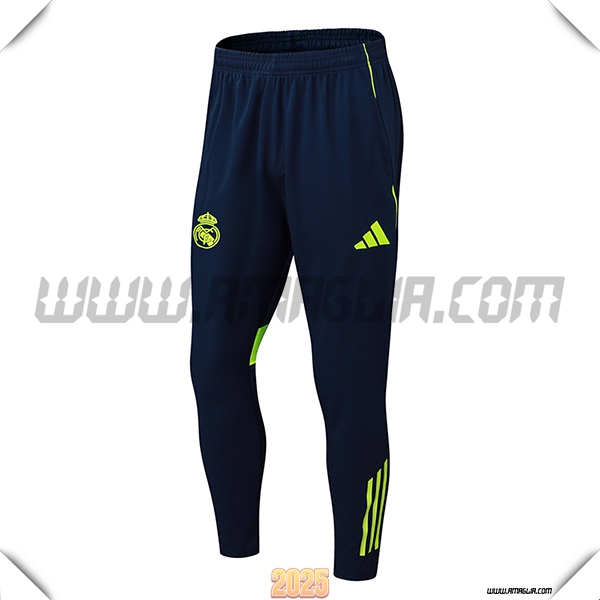 Pantaloni Da Allenamento Real Madrid Blu/Verde 2025 2026 -02