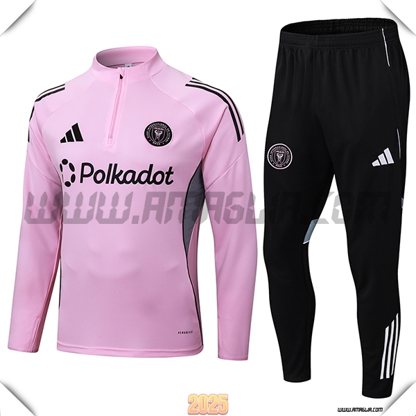 Tuta Calcio Inter Miami CF Rosa/Nero 2025 2026