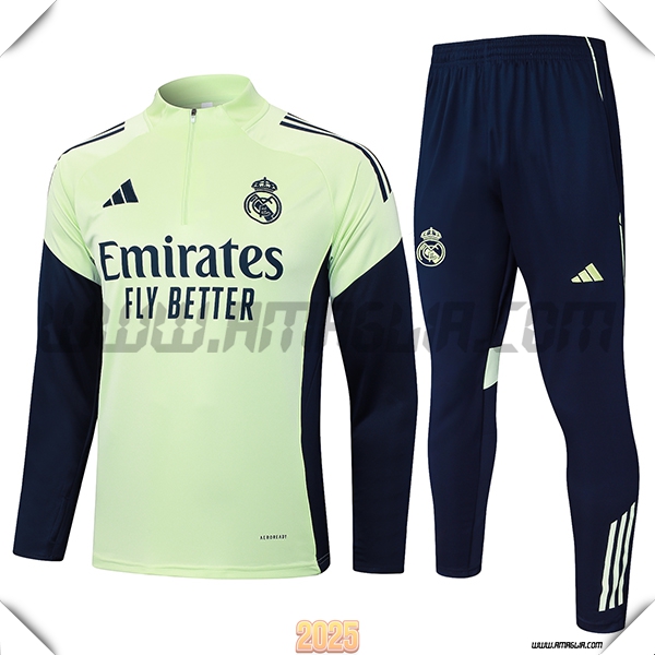 Tuta Calcio Real Madrid Verde/Blu 2025 2026